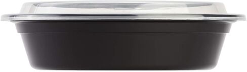 Karat IM-FC4048B 48 oz PP Microwavable Containers, Polypropylene - Black (Case of 150) in Saudi Arabia