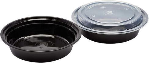 Karat IM-FC4048B 48 oz PP Microwavable Containers, Polypropylene - Black (Case of 150) in Saudi Arabia