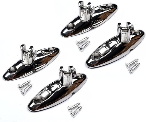 Mxeol Boat Bimini Top Hardware Deck Hinge,Swivel Side Mount Stainless Quick Release Hinges Marine with Fasteners for Boat Yacht,Pontoon Boat in Kuwait