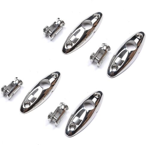 Mxeol Boat Bimini Top Hardware Deck Hinge,Swivel Side Mount Stainless Quick Release Hinges Marine with Fasteners for Boat Yacht,Pontoon Boat in Kuwait