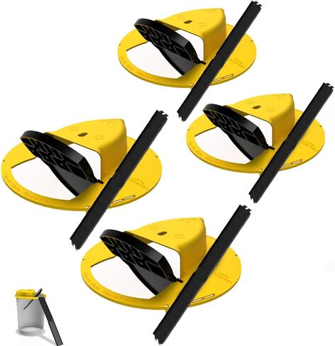 Rinnetraps - Flip n Slide Ducket Lid Mouse Trap | الأصلي | صنع في الولايات المتحدة | الولايات المتحدة بات D1،039،648s in Kuwait
