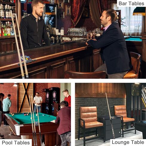 Pool Stick Holder - Portable Cue Stick Holder Weighted 4-Cue Pool Claw Cue Holder for Billiard Table,Multi-Functional Cue Rest with Cue Tip Care & More,Blue in Saudi Arabia