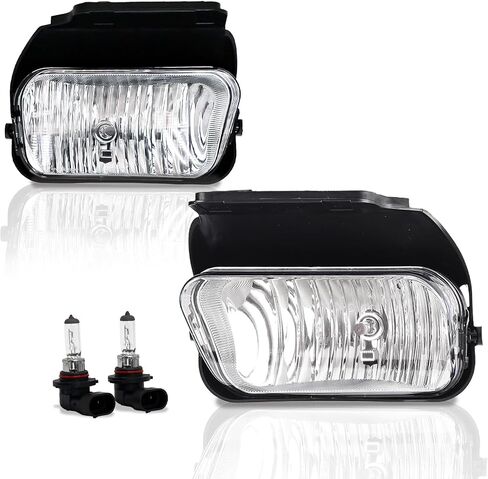 Fog Lights Compatible with 2007 2008 2009 2010 2011 2012 2013 2014 Chevy Silverado 07-13 Avalanche/Suburban 07-15 Tahoe 2015 Suburban Front Lamp Clear Lens Driving Fog Light kit 1 Pair in Saudi Arabia