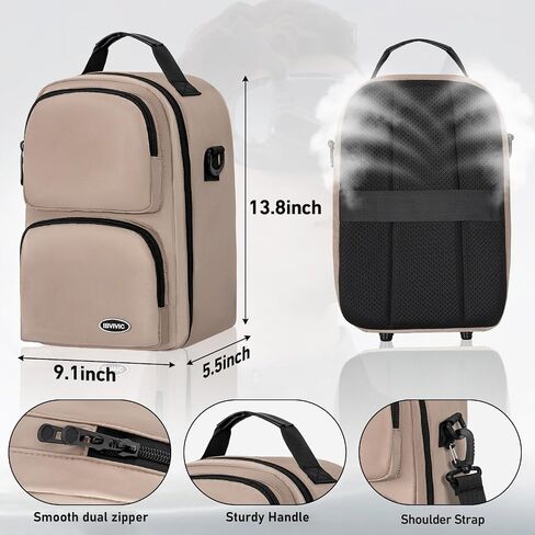 IBVIVIC Large Carrying Case for Oculus Quest 2/Meta Quest 3/Quest 3S, Travel Case for BOBOVR S3 Pro/Kiwi Design Battery Head Strap and Other Accessories Travel Storage Case (Khaki) in Saudi Arabia