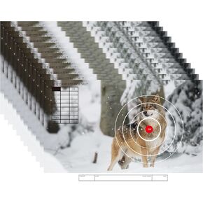 14x21 Inch Shooting Targets,Targets for Shooting Range,Hunting Animal Shooting Paper Target,Highly Visible Shooting Target,Practice Accessories for Archery and Shots