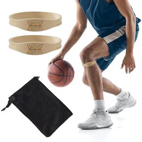 2 PCS Knee Strap Patella Support: Knee Band for Patellar Tendon Pain Relief - Knee Brace for Tendonitis Jumpers Running Sports Basketball Men & Women (BLACK+)