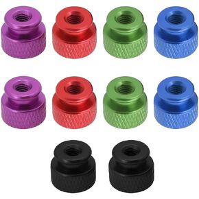 The Lord of the Tools 10pcs thumb thumb nut m3x0.5mm aluminy alloy with twlar high head hole holed knubled thumb buts 10x10x12.05mm for case case in Kuwait