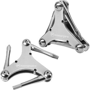 Kilimanjaro Cycle Series 3-in-1 Multi-Function Bicycle Tool, Stainless Steel, On-the-go Roadside Adjustements - 910527ECE
