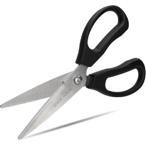 KUNIFU Kitchen Scissors, All Purpose Kitchen Shears, Heavy Duty Come Apart Scissors Kitchen Gadgets Utensils - Black