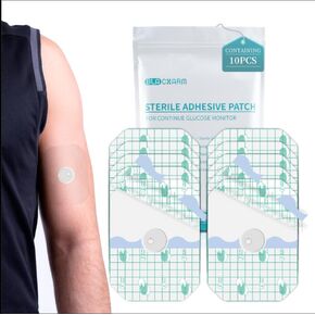 Adhesive Patches for Dexcom G7,30PCS Transparent Waterproof G7 Overpatches Tape,Continuous Glucose Monitor Sensor Cover,Stays Secure for 14 Days,No Glue in The Center