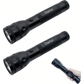 Heavy Duty 2 D Cell Battery LED Big Flashlights, High Lumens, Ourdoor，Aluminum，Emergency, Power Outage Supplies