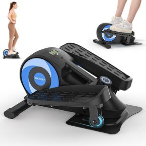ANCHEER Under Desk Elliptical: Ellipse Leg Exerciser as Seen on Tv, 2 in 1 Standing or Seated Pedal Exerciser, Leg Exerciser While Sitting for Seniors, Foot Exerciser While Sitting for Home Office