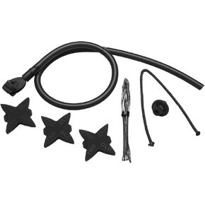 Bow Accessory Kit - 3/16' Peep Sight w/Tubing, Kisser Button, 3 String Silencers, 36' BCV String Serving, 5' BCV D-Loop Material