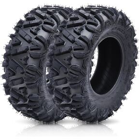 GARVEE ATV UTV Tires 25x8-12 6 PR, Tubeless, Set of 2