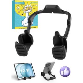Valentines Day Gifts for Her Kids Teens Girls Boys Tablet Stand for iPad: Universal Compatible Thumbs Up Lazy Cell Phone Stand Holder for Desk Fun Birthday Gifts for Women Men Wife Girlfriends Teacher