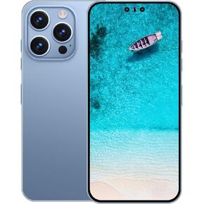 A14 PROMAX Unlocked Phone 8-Core Android Smartphone 8GB RAM + 256GB Storage 50MP + 24MP Cameras 6800mAh Battery 6.7-Inch HD Display 5G Dual SIM Unlocked Cell Phone (Blue)