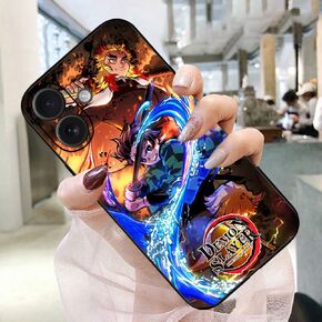 6.1 inch Demon Phone for Phone Case for iPhone 16 TPU Drop Protection Shock Absorbing Scratch Resistant Phone Case Cover Phone