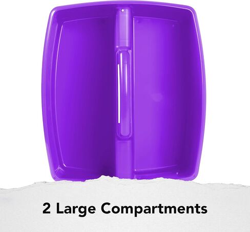 Storex Large Classroom Caddy with Cups, 13 x 11 x 6.575 Inches, Red, Case of 2 (00981U02C) in Kuwait