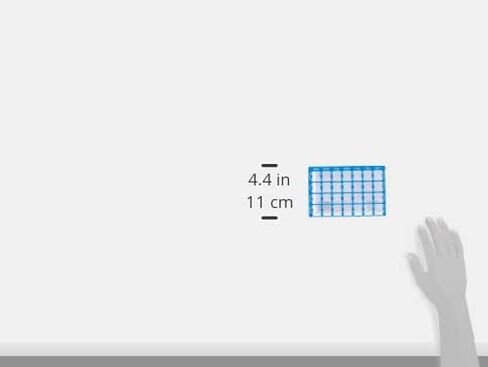 EZY DOSE Weekly AM/PM (7-Day) Pill Case, Medicine Planner, Vitamin Organizer, Large Easy Fill Compartments, 4 Times a Day, Clear Lids, Blue, BPA Free in Kuwait
