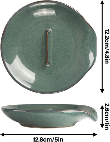 Spoon Holder, Spoon Rest for Kitchen, Ceramic Spoon Holder for Stove Top, Cooking Spoon Holder,Heat Resistant Utensil Rest for Countertop, Dishwasher Safe,White in Saudi Arabia