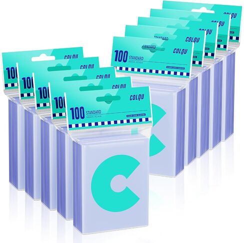 1000ct Card Sleeves for Trading Cards, Clear Soft Baseball Sports Sleeves in Kuwait