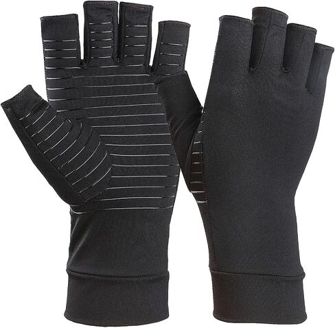 Big Mango Arthritis Gloves, Compression Gloves with Touchscreen Fingers for Women Men, Copper Gloves for Carpal Tunnel Relief, Arthritis Pain Relief, Raynauds, Swelling, Work,Typing,Hand Support (M) in Saudi Arabia