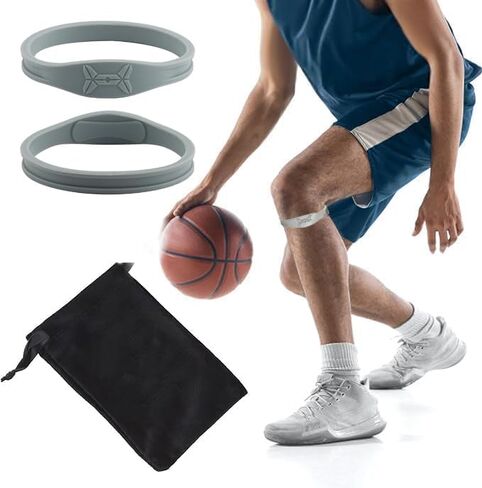 2 PCS Knee Strap Patella Support: Knee Band for Patellar Tendon Pain Relief - Knee Brace for Tendonitis Jumpers Running Sports Basketball Men & Women (BLACK+) in Saudi Arabia