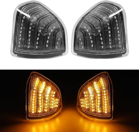 LED Side Mirror Turn Signal Light Left & Right Rear View Mirror Lamps Clear Lens Compatible with 2010-2018 Dodge Ram 1500 2500 3500 4500 5500 pack of Two in Saudi Arabia