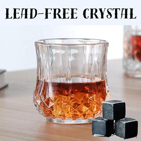 A&A Wonders Premium Whiskey Stones 100% Natural Granite Set of 9 Chilling Rocks Stone Reusable Ice Cubes for Drinks with Velvet Carrying Pouch, Gift for Whiskey Lovers (9 Cubes) in Saudi Arabia