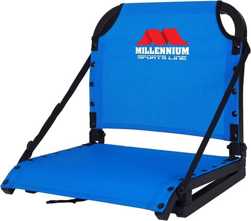 Millennium Sportsline Stadium Seat with Patented Comfortmax Seat Fabric Perfecct for Football, Baseball, Soccer, Tennis Fits Virtually Any Bleacher - Red in Saudi Arabia
