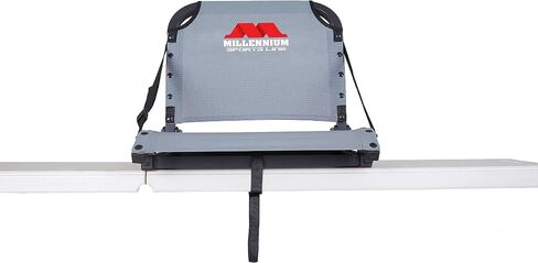 Millennium Sportsline Stadium Seat with Patented Comfortmax Seat Fabric Perfecct for Football, Baseball, Soccer, Tennis Fits Virtually Any Bleacher - Red in Saudi Arabia