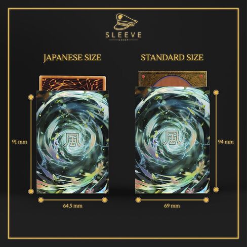 SleeveChief ® Premium Design Trading Card Sleeves | Ultra Durable TCG Game Sleeves with Holo- Effect Backprint | Fit as YuGiOh Sleeves, MTG Card Sleeves & More | Standard Size | 70 Pcs in Saudi Arabia