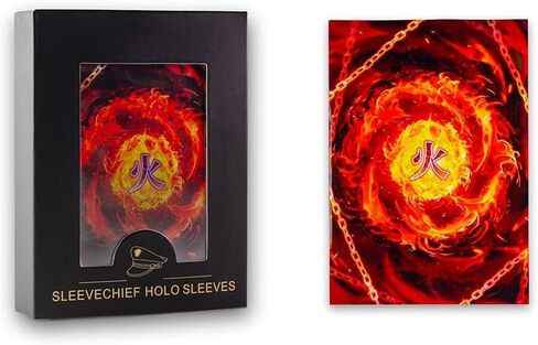 Selevechief ® الأكمام تداول التصميم الممتاز | أكمام لعبة TCG متينة مع Holo- Effect Backprint | تناسب الأكمام yugioh ، أكمام بطاقة MTG والمزيد | الحجم القياسي | 70 جهاز كمبيوتر in Kuwait