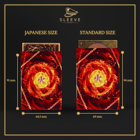 Selevechief ® الأكمام تداول التصميم الممتاز | أكمام لعبة TCG متينة مع Holo- Effect Backprint | تناسب الأكمام yugioh ، أكمام بطاقة MTG والمزيد | الحجم القياسي | 70 جهاز كمبيوتر in Kuwait