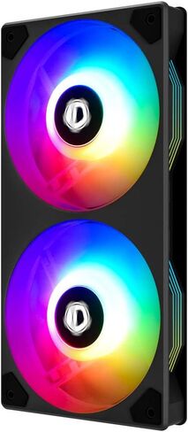 Id-cooling Icefan 240 Argb Snow ، 240mm Case Fan PWM CPU Fan 2-in-1addressable RGB Fan 5V 3Pin Connector ، مروحة إدارة الكابلات الخالية من المتاعب للرادياتير/الكمبيوتر الشخصي in Kuwait