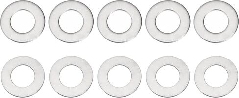 30mmx1.9mm(ODxT) 316 Stainless Steel Flat Washers - 15Pack - Good for 9/16" Industrial Machinery Screw Bolt - Flat Ring Gaskets - Silver Tone in Kuwait