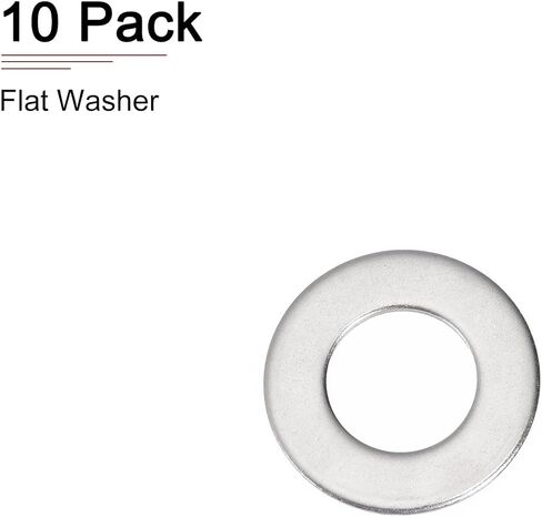 30mmx1.9mm(ODxT) 316 Stainless Steel Flat Washers - 15Pack - Good for 9/16" Industrial Machinery Screw Bolt - Flat Ring Gaskets - Silver Tone in Kuwait