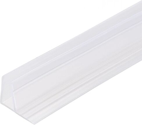 Frameless Glass Doors and Windows Sealing Strip 8mm Frameless Glass Shower Door Sweep Door Bottom Side Seal Strip F-Type Length 2M in Saudi Arabia