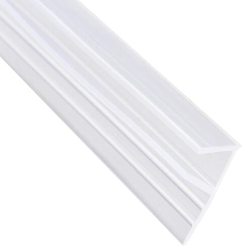Frameless Glass Doors and Windows Sealing Strip 8mm Frameless Glass Shower Door Sweep Door Bottom Side Seal Strip F-Type Length 2M in Saudi Arabia