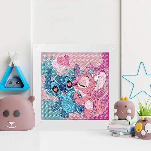 مجموعات الفن الماسي للهالوين للأطفال من Ammklfh - اللوحة الماسية للأطفال الذين تتراوح أعمارهم بين 4-6-8-12 عامًا، مجموعة فنية كبيرة للهدايا بنقاط الماس للديكور (7 × 7 بوصة) in Kuwait