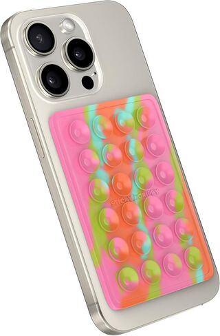 Suction Phone Case Mount, Sillicon Adhesive Phone Accessory for iPhone and Android, Hands-Free Fidget Toy Mirror Shower Phone Holder, Tiktok Videos and Selfies (Pink),(SG001) in Saudi Arabia