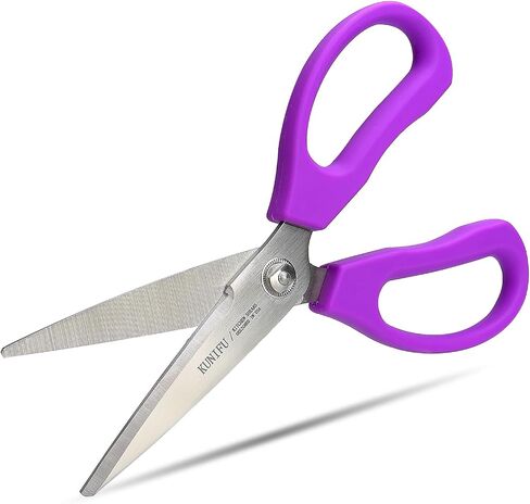 KUNIFU Kitchen Scissors, All Purpose Kitchen Shears, Heavy Duty Come Apart Scissors Kitchen Gadgets Utensils - Black in Saudi Arabia