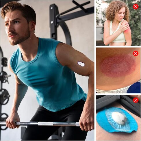 بقع لاصقة لشريط Dexcom G7،30pcs الشفافة المقاومة للماء G7 ، غطاء مستشعر مراقبة الجلوكوز المستمر ، يبقى آمنًا لمدة 14 يومًا ، ولا غراء في الوسط in Saudi Arabia