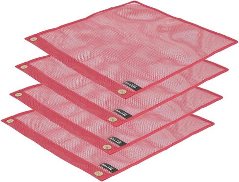 MyTee Products Red Safety Flag مع 2 Gromsets Dot متوافقة - 18 بوصة × 18 بوصة عالية الرؤية فينيل in Kuwait