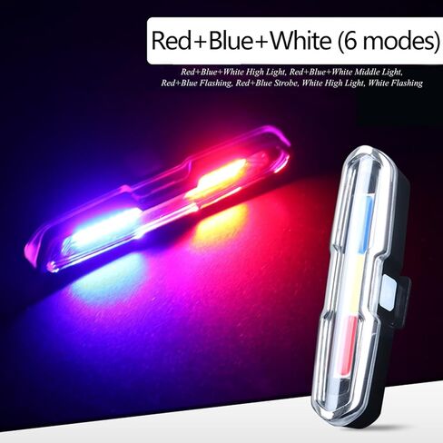 Bike Tail Light, USB Rechargeable Rear Bike Light Safety Warning Cycling Light with 5 Modes for Night Riding in Saudi Arabia