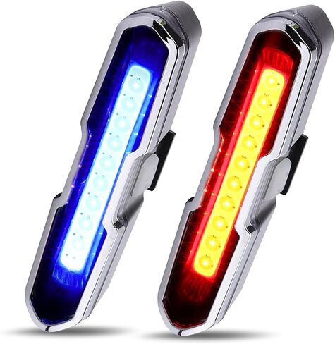 Bike Tail Light, USB Rechargeable Rear Bike Light Safety Warning Cycling Light with 5 Modes for Night Riding in Saudi Arabia