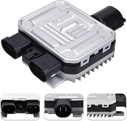 1pcs Engine Radiator Cooling Fan Control Module Relay Unit Compatible With Edge MKX w/Trailer Tow Package S80 V70 XC70 XC60 V60 4.4L 3.0L 3.2L S60 2.0L 3.0L Land Rover LR2 Flex With Dual Fans in Kuwait