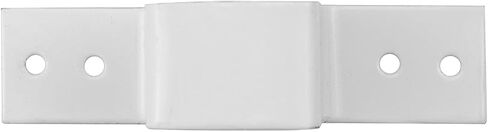 Antrader Square Tube Strap Clamp,4Pcs Square Pipe Clamp Tube Buckle U-Shaped Clamps Heavy Duty Pipe Fasten Holder for Tube Pipe Installation,Black( 1.18"/30mm) in Kuwait