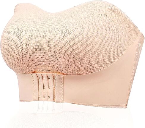 Strapless Bandeau Bra Non-Slip Strapless Push Up Bras for Women Wireless Tube Top Bra Plus Size Strapless Bralette in Saudi Arabia