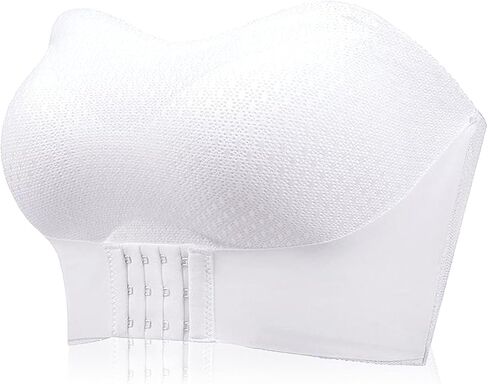 Strapless Bandeau Bra Non-Slip Strapless Push Up Bras for Women Wireless Tube Top Bra Plus Size Strapless Bralette in Saudi Arabia